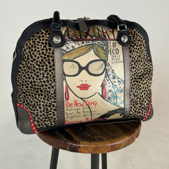 Retired Brighton Iconic Fashionista Handbag Brighton Art Deco Purse - Picture 2 of 10